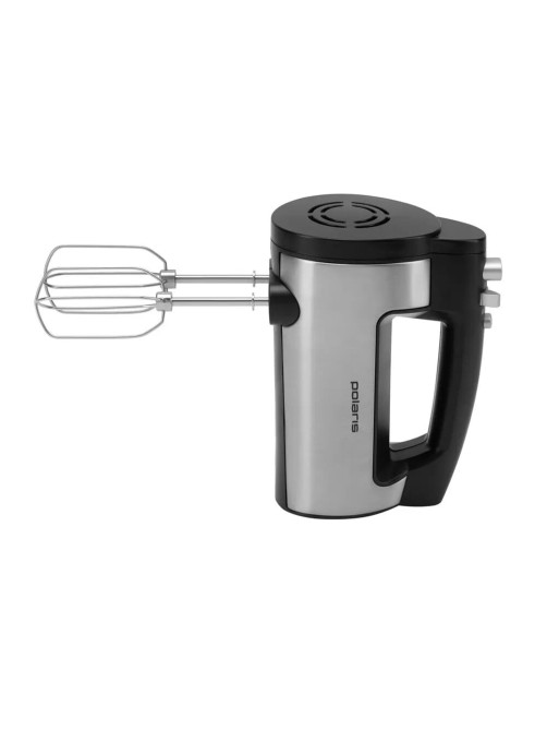 Миксер POLARIS PHM 5009A, 500 Вт, 6 скоростей, 2 венчика, 2 крюка для теста, черный, 25323