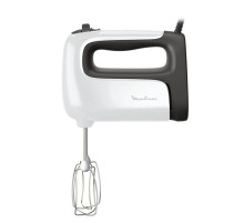 Миксер MOULINEX HM460110, 500 Вт, 5 скоростей, 2 венчика, 2 крюка для теста, белый, 7211004400