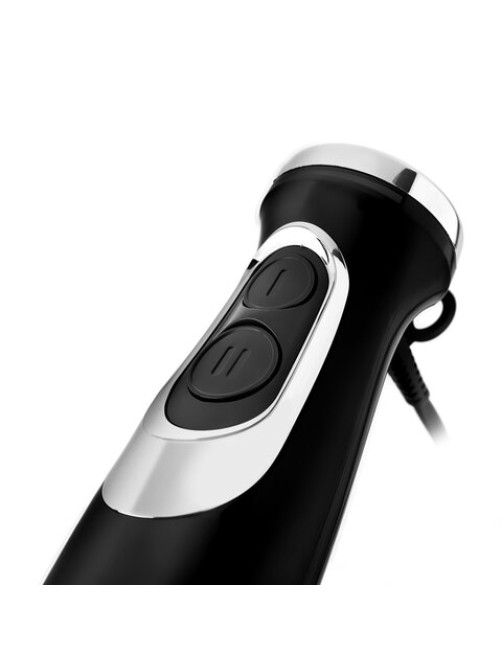 Блендер погружной BRAYER BR1249, 800 Вт, 2 скорости, 1 насадка, черный
