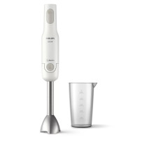 Блендер погружной PHILIPS HR2534/00, 650 Вт, 1 скорость, 1 насадка, стакан, белый