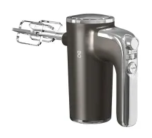 Миксер BQ (БИ-КЬЮ) MX420, 500 Вт, 5 скоростей, 2 венчика, 2 крюка для теста, серый, 86193215