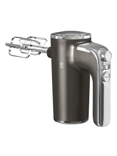 Миксер BQ (БИ-КЬЮ) MX420, 500 Вт, 5 скоростей, 2 венчика, 2 крюка для теста, серый, 86193215