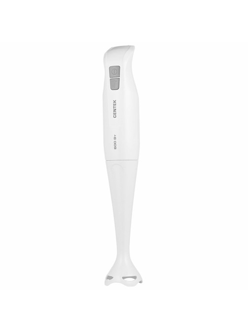 Блендер погружной CENTEK CT-1341, 600 Вт, 2 скорости, 1 насадка, белый, CT-1341 White