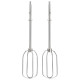 Миксер MOULINEX HM310E10, 300Вт, 5 скоростей, 2 венчика, 2 крюка для теста, серый, 8010001084