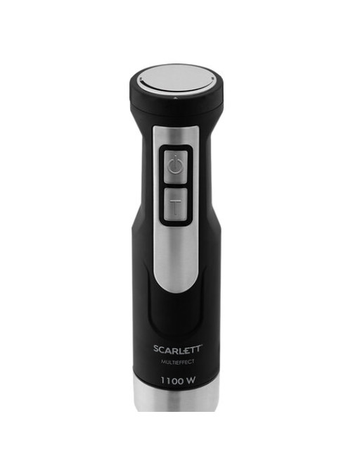 Блендер погружной SCARLETT SC-HB42F61, 1100 Вт, 25 скоростей, 3 насадки, стакан, черный