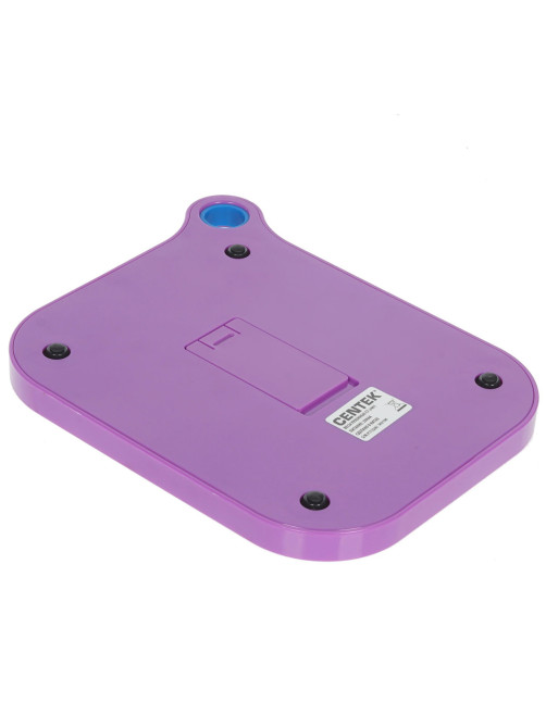 Весы кухонные CENTEK CT-2461, электронный дисплей, max вес 5 кг, тарокомпенсация, пластик/сталь
