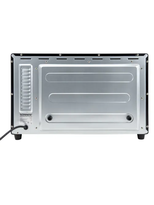 Мини-печь электрическая SONNEN EO-HL33, 1800 Вт, 33 л, 3 режима нагрева, таймер, механическое управление, черная, 458305