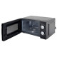 Микроволновая печь SONNEN MW2070BLCR-6MB, 20 л, 700 Вт, таймер, механическое управление, ручка, черная/хром, 454982