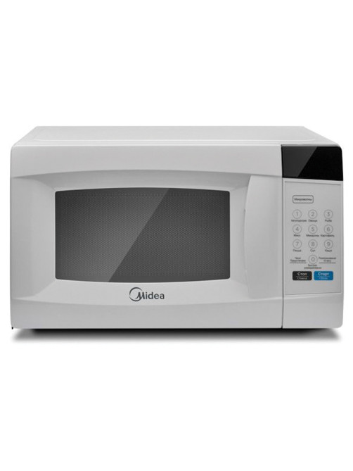 Микроволновая печь MIDEA EM720CKE объем 20 л, мощность 700 Вт, сенсорное управление, дисплей, белая