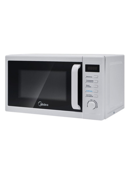 Микроволновая печь MIDEA AM820CUK-W объем 20 л, мощность 800 Вт, механическое управление