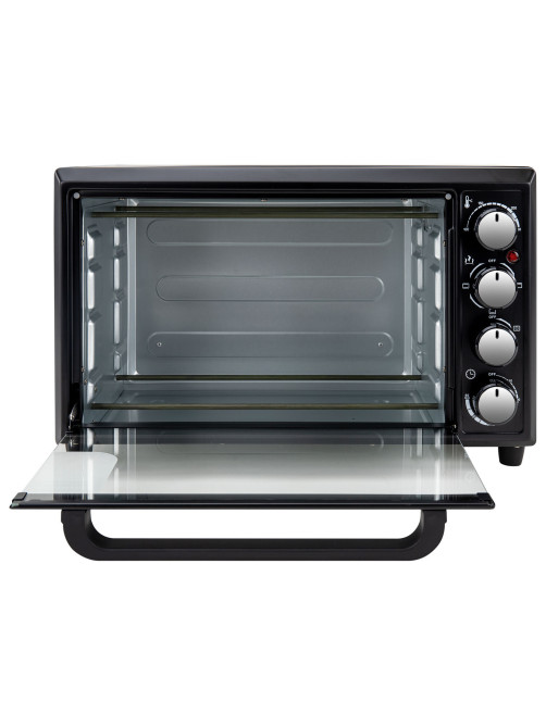 Мини-печь электрическая SONNEN EO-HL33, 1800 Вт, 33 л, 3 режима нагрева, таймер, механическое управление, черная, 458305