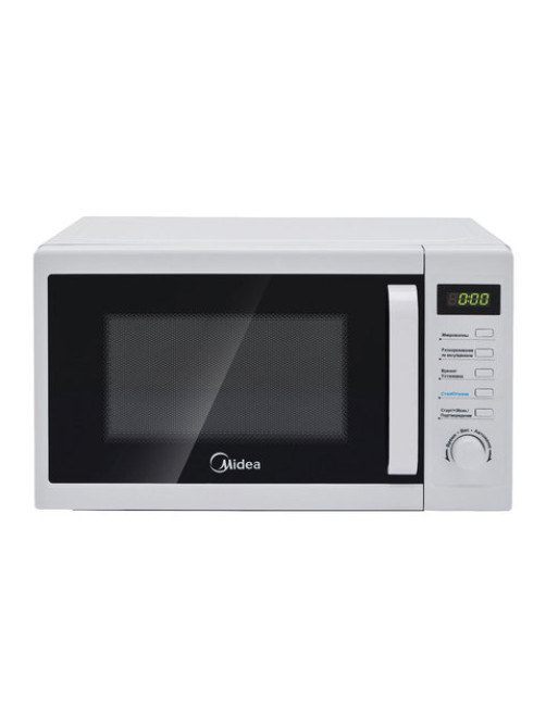 Микроволновая печь MIDEA AM820CUK-W объем 20 л, мощность 800 Вт, механическое управление
