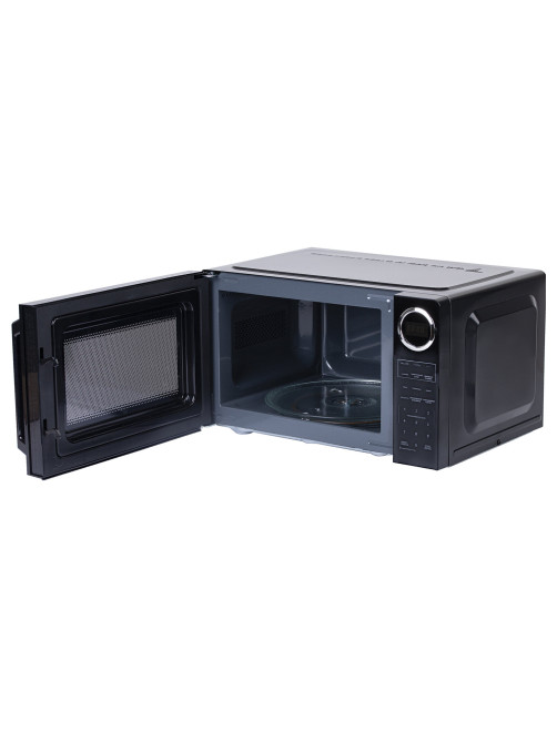 Микроволновая печь BRASSON (БРАССОН) MW2390D-6BL, 23 л, 900 Вт, сенсорное управление, дисплей, таймер, 6 АВТОПРОГРАММ, черная, 454980