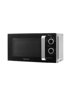 Микроволновая печь VEKTA MS720ATB, объем 20 л, мощность 700 Вт, механическое управление, таймер, черная