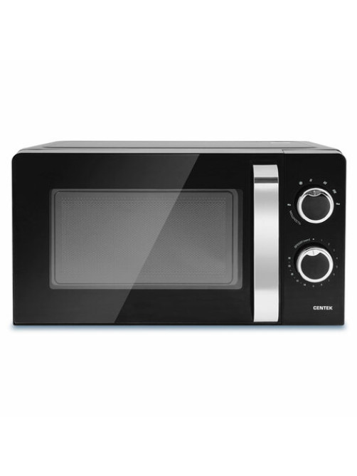 Микроволновая печь CENTEK CT-1575, объем 20 л, мощность 700 Вт, механическое управление, черная
