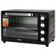 Мини-печь электрическая SONNEN EO-HL38K, 2000 Вт, 38 л, 3 режима нагрева, режим конвекции, таймер, механическое управление, черная, 458306