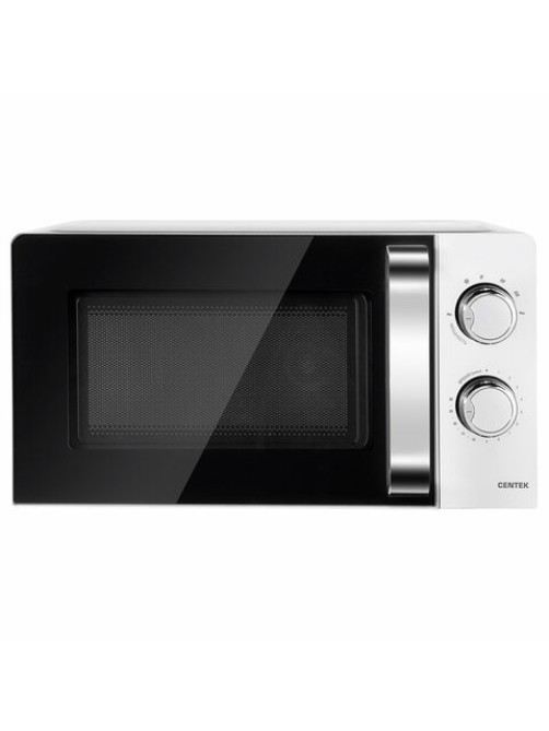 Микроволновая печь CENTEK CT-1575, объем 20 л, мощность 700 Вт, механическое управление, белая, CT-1575 White