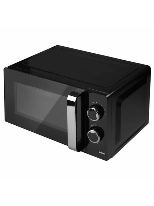 Микроволновая печь CENTEK CT-1575, объем 20 л, мощность 700 Вт, механическое управление, черная