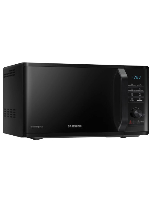 Микроволновая печь SAMSUNG MG23K3515AK/BW, объем 23 л, мощность 800 Вт, электронное управление, черная
