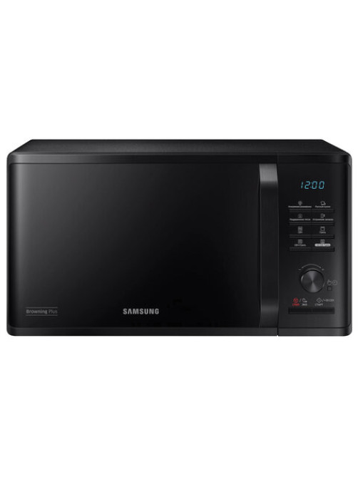 Микроволновая печь SAMSUNG MG23K3515AK/BW, объем 23 л, мощность 800 Вт, электронное управление, черная