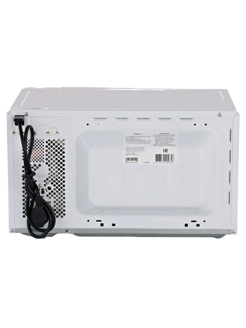 Микроволновая печь MIDEA MM720CY6-W объем 20 л, мощность 700 Вт, механическое управление, белая