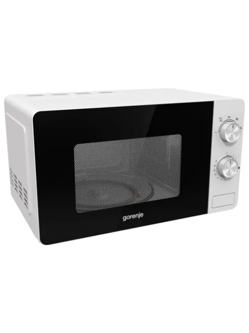 Микроволновая печь GORENJE MO20E1W, объем 20 л, мощность 800 Вт, механическое управление, белая