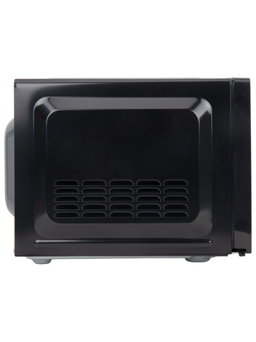 Микроволновая печь SONNEN MW2070BLCR-6MB, 20 л, 700 Вт, таймер, механическое управление, ручка, черная/хром, 454982