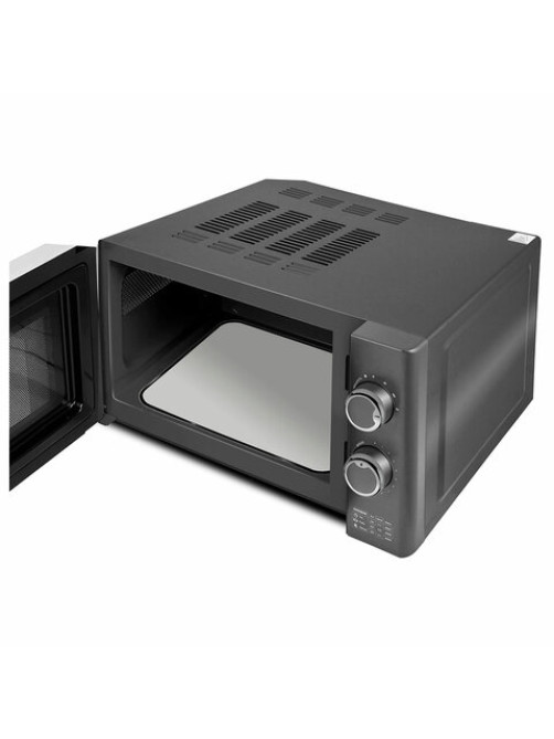 Микроволновая печь без поворотного стола CENTEK CT-1573, объем 20 л, мощность 700 Вт, механическое управление, черная