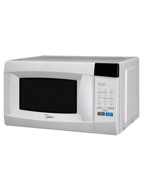 Микроволновая печь MIDEA EM720CKE объем 20 л, мощность 700 Вт, сенсорное управление, дисплей, белая