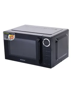 Микроволновая печь BRASSON (БРАССОН) MW2390D-6BL, 23 л, 900 Вт, сенсорное управление, дисплей, таймер, 6 АВТОПРОГРАММ, черная, 454980
