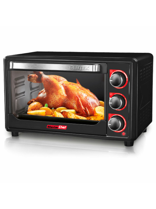 Мини-печь CENTEK CT-1537-30, 1600 Вт, 30 л, таймер 90 мин., черная