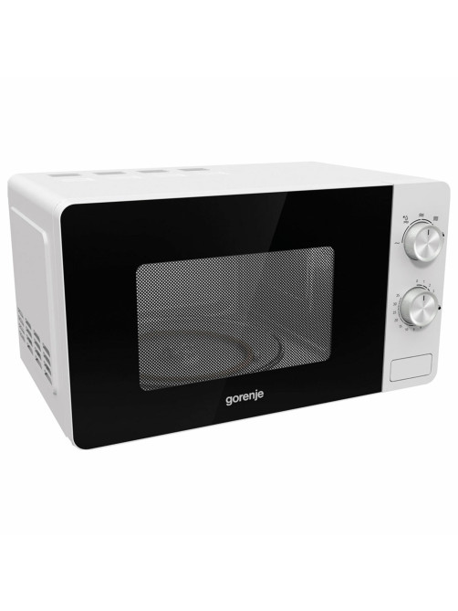 Микроволновая печь GORENJE MO20E1W, объем 20 л, мощность 800 Вт, механическое управление, белая