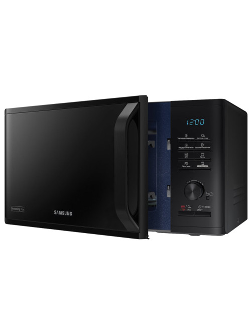 Микроволновая печь SAMSUNG MG23K3515AK/BW, объем 23 л, мощность 800 Вт, электронное управление, черная