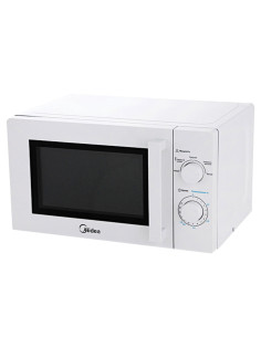 Микроволновая печь MIDEA MM720CY6-W объем 20 л, мощность 700 Вт, механическое управление, белая