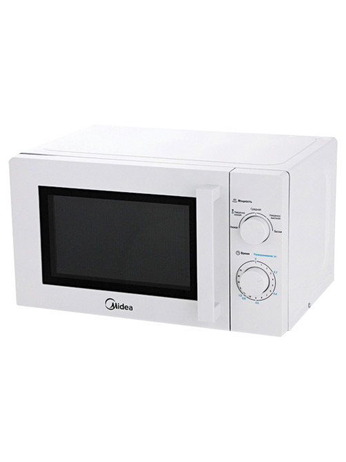Микроволновая печь MIDEA MM720CY6-W объем 20 л, мощность 700 Вт, механическое управление, белая