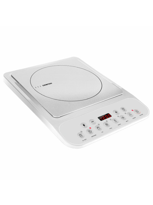 Настольная индукционная плита CENTEK CT-1517, 2000 Вт, 7 программ, электронное управление, белая, CT-1517 White