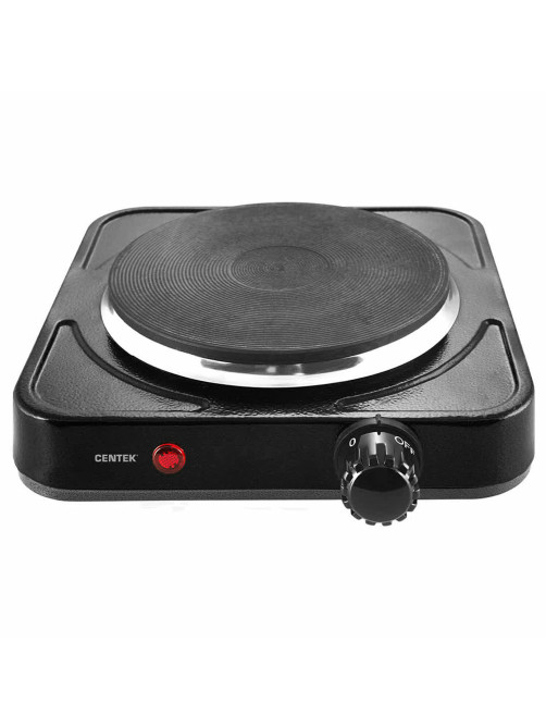 Настольная электрическая плита CENTEK CT-1506, 1000 Вт, 1 конфорка, 5 режимов нагрева, черная, CT-1506 Black