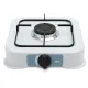 Настольная газовая плита CENTEK CT-1520, 1 конфорка, сменная форсунка (баллон/магистраль), белая