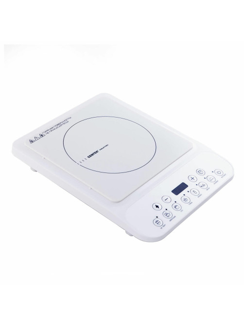 Настольная индукционная плита CENTEK CT-1517, 2000 Вт, 7 программ, электронное управление, белая, CT-1517 White