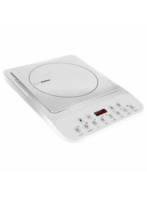 Настольная индукционная плита CENTEK CT-1517, 2000 Вт, 7 программ, электронное управление, белая, CT-1517 White