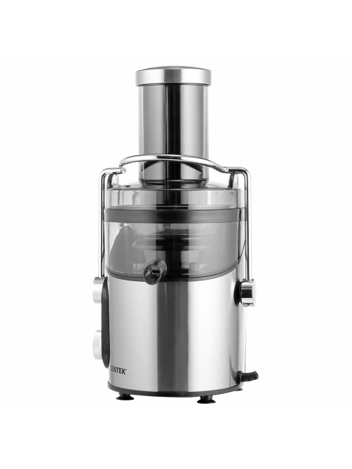 Соковыжималка CENTEK CT-1212, 1200 Вт, стакан 1,1 л, емкость для жмыха 1,7 л, металл, сталь/черный