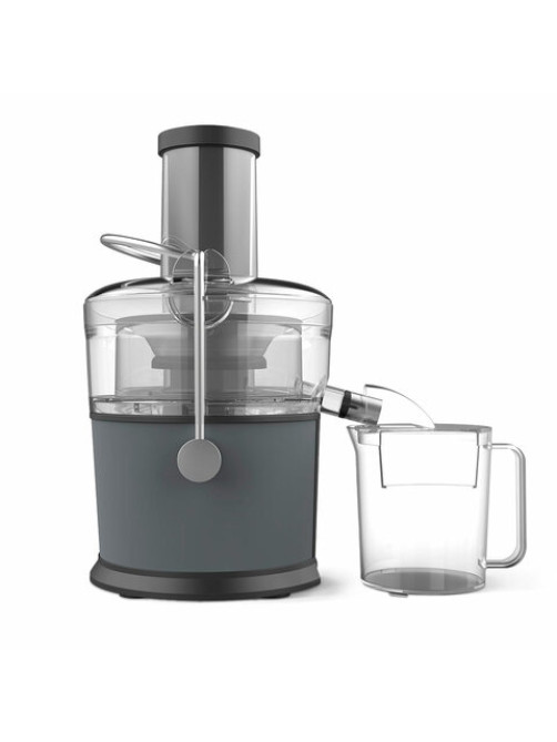 Соковыжималка BQ (БИ-КЬЮ) J1008, 1200 Вт, стакан 1,1 л, емкость жмыха 0,9 л, металл, серый, 86196937