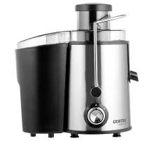 Соковыжималка CENTEK CT-1209, 600 Вт, стакан 0,5 л, емкость для жмыха 1,5 л, металл, сталь/черный