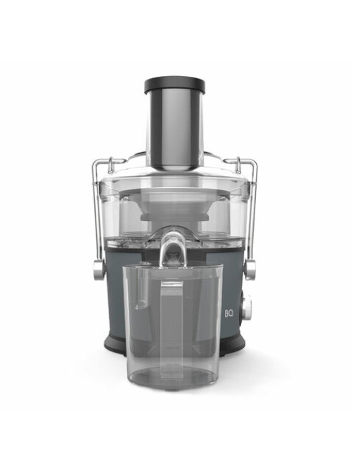 Соковыжималка BQ (БИ-КЬЮ) J1008, 1200 Вт, стакан 1,1 л, емкость жмыха 0,9 л, металл, серый, 86196937