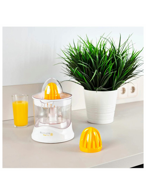 Соковыжималка для цитрусовых SCARLETT SC-JE50C02, 25 Вт, стакан 0,7 л, пластик, белый