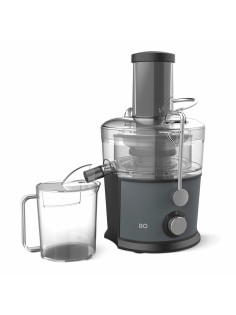 Соковыжималка BQ (БИ-КЬЮ) J1008, 1200 Вт, стакан 1,1 л, емкость жмыха 0,9 л, металл, серый, 86196937