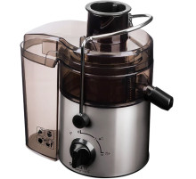 Соковыжималка SCARLETT SC-JE50S18, 800 Вт, стакан 0,6 л, емкость для жмыха 1 л, пластик, сталь/черный