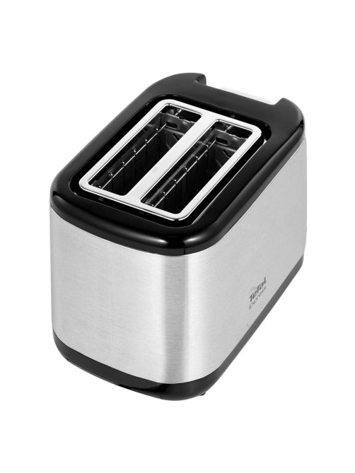 Тостер TEFAL TT365031, 850 Вт, 2 тоста, 7 режимов, механическое управление, металл/пластик, серебристый/черный, 7211002582
