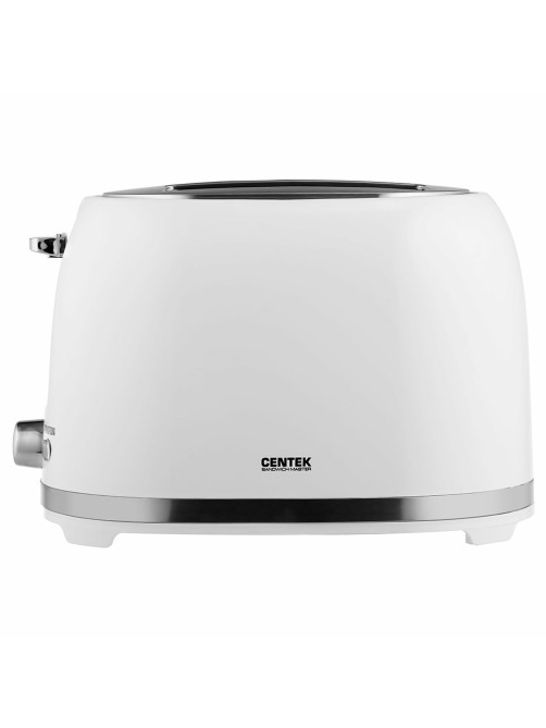 Тостер CENTEK CT-1432, 850 Вт, 2 тоста, 7 режимов, пластик, белый, CT-1432 WHITE