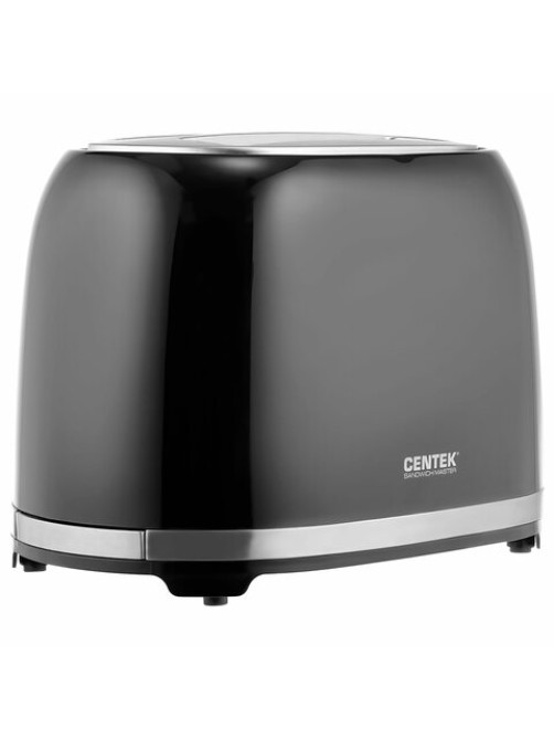 Тостер CENTEK CT-1432, 850 Вт, 2 тоста, 7 режимов, пластик, черный, CT-1432 BLACK